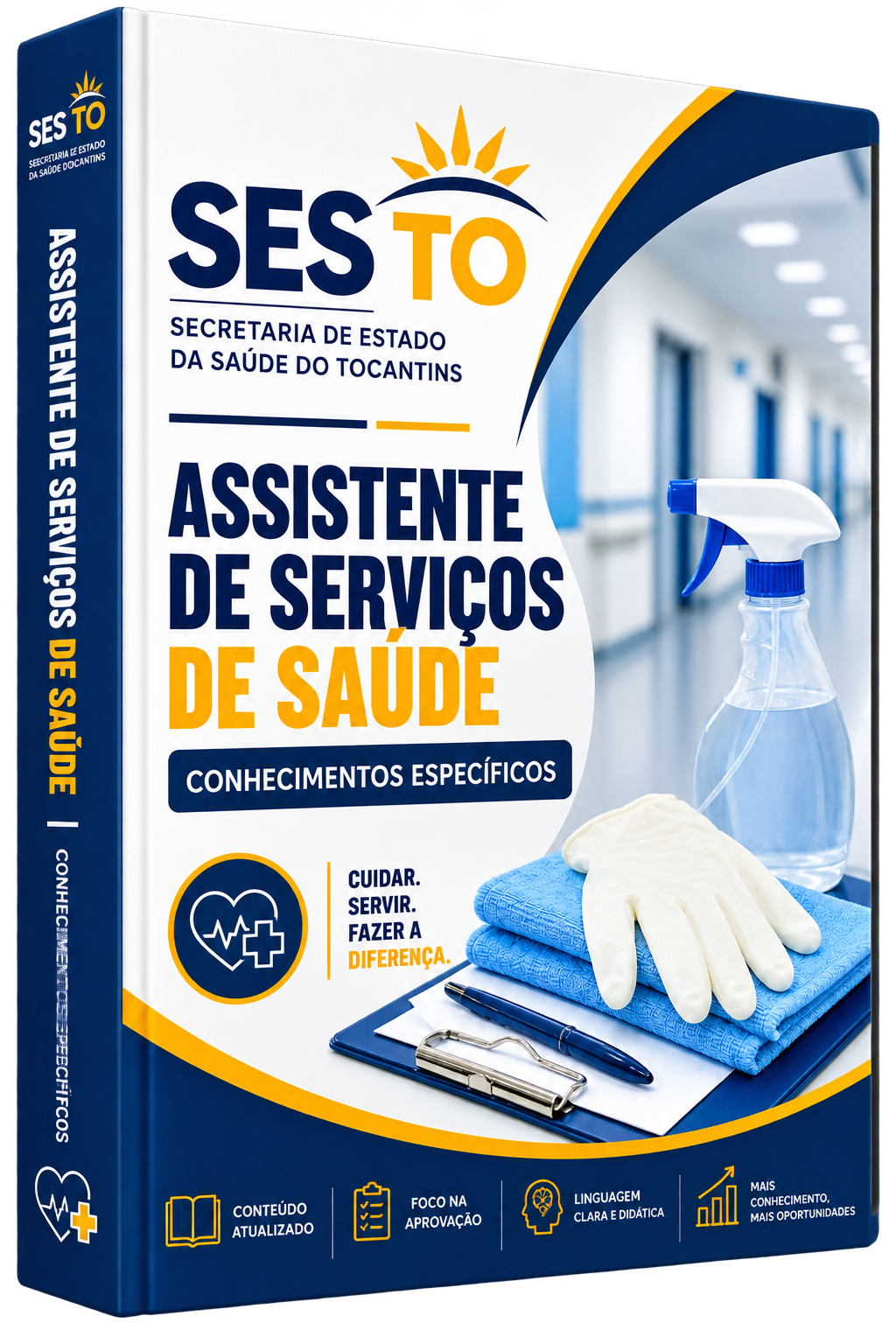 Apostila digital SES-TO 2026 — Assistente de Serviços de Saúde