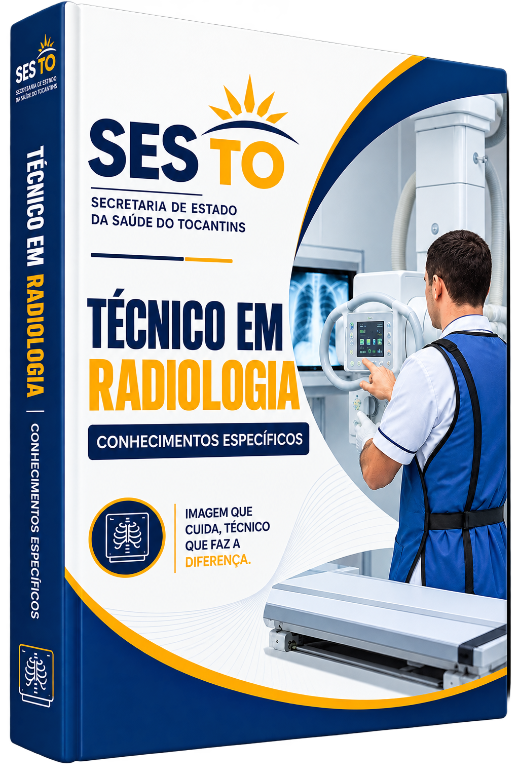Apostila digital SES-TO 2026 — Técnico em Radiologia